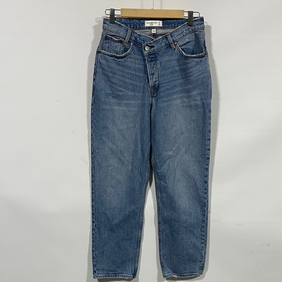 Abercrombie & Fitch Denim - Abercrombie & Fitch Curve Love High Rise Jeans - Blue